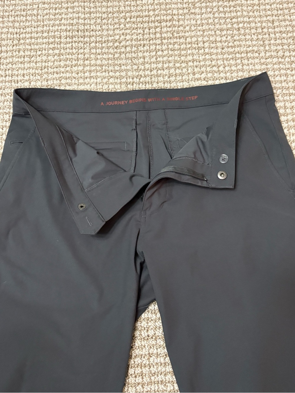 Rhone City Pants 31x32 Black Slim Straight-Leg - Picture 2 of 9